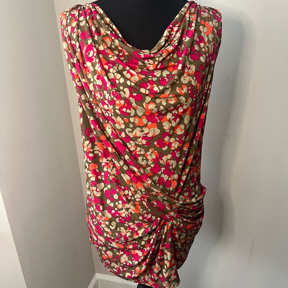 Michael Kors Multicolor Cowl Neck Blouse